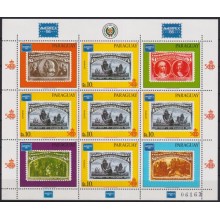 F-EX65018 PARAGUAY MNH 1986 BARCO DE DESCUBRIMIENTO BARCOS COLUMBUS COLON AMERIPEX.