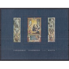 F-EX64492 MALTA MNH 1980 CHRISTMAS NAVIDAD ART PAINTING.