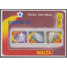 F-EX64493 MALTA MNH 1982 WORLD CHAMPION SOCCER SPAIN FOOTBALL.