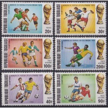 F-EX64498 TOGO MNH 1974 WORLD CUP SOCCER FOOTBALL.
