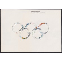 F-EX65032 GERMANY MNH 2002 WINTER OLYMPIC SALT LAKE GAMES SPECIAL CARD.
