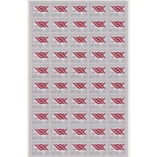 F-EX65037 LATVIJA 1990 RECOGNITION OF OLYMPIC LATVIA COMMITTEE SPECIAL SHEET OF 50.