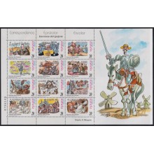 F-EX65017 ESPAÑA SPAIN MNH 1998 MONGOTE CARTOONS DON QUIJOTE CORRESPONDENCIA ESCOLAR.