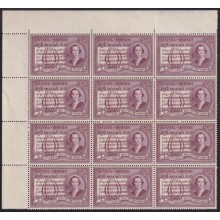 F-EX65029 RWANDA URUNDI BELGIUM MH-MNH 1956 6,50fr JUBILEE OF MOZART SHEET.