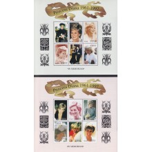 F-EX65042 ANTIGUA & BARBUDA MNH 1997 PRINCESS DIANA IN MEMORIAM SPECIAL SHEET.