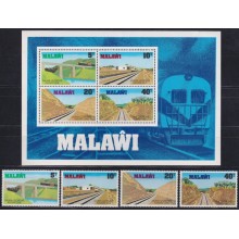 F-EX62870 MALAWI MNH 1979 RAILROAD TRAIN RAILWAYS LOCOMOTIVE FERROCARRIL.