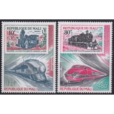 F-EX63430 MALI MNH 1981 RAILROAD TRAIN RAILWAYS LOCOMOTIVE FERROCARRIL
