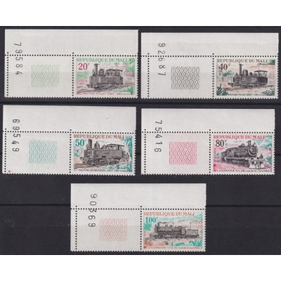 F-EX63433 MALI MNH 1970 RAILROAD TRAIN RAILWAYS LOCOMOTIVE FERROCARRIL