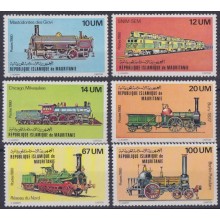F-EX63420  MAURITANIA MNH 1980 RAILROAD TRAIN RAILWAYS LOCOMOTIVE FERROCARRIL