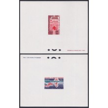 F-EX62894 MAURITANIA MNH 1965 DELUXE PROOF DEVELOPMENT TUNNEL RAILROAD TRAIN RAILWAYS LOCOMOTIVE FERROCARRIL