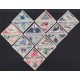 F-EX63601 MONACO MH 1953 POSTAGE DUE SHIP RAILROAD GLOBE AIRPLANE SPACE ROCKET