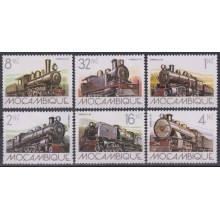 F-EX63426 MOZAMBIQUE MNH 1983 RAILROAD TRAIN RAILWAYS LOCOMOTIVE FERROCARRIL