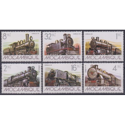F-EX63426 MOZAMBIQUE MNH 1983 RAILROAD TRAIN RAILWAYS LOCOMOTIVE FERROCARRIL