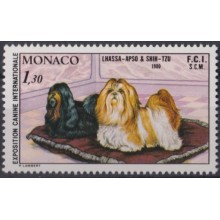 F-EX64453 MONACO MNH 1980 DOG PERROS INTERNATIONAL DOG SHOW.