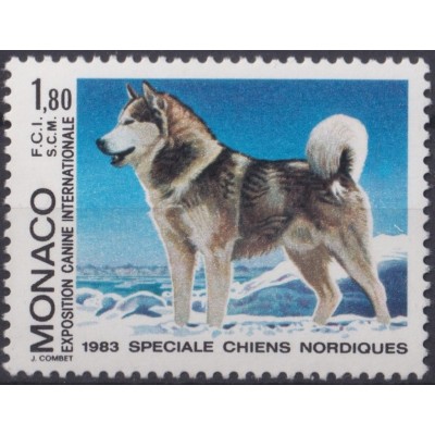 F-EX64463 MONACO MNH 1983 DOG PERROS INTERNACIONAL EXPOSICIÓN CANINA.