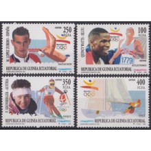 F-EX64459 GUINEA EQUATORIAL MNH 1992 OLYMPIC GAMES BARCELONA SAILING SWIMMING.