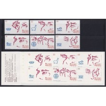 F-EX64629 SPAIN ESPAÑA MNH 1988 SET + BOOKLED DISCOVERY OF AMERICA PIZARRO.