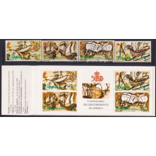 F-EX64633 ESPAÑA SPAIN MNH 1987 DISCOVERY COLON COLUMBUS SHIP BARCOS BOOKLED.