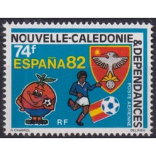 F-EX64575 NEW CALEDONIE MNH 1982 CHAMPIONSHIP SOCCER FOOTBALL.