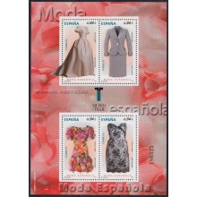 F-EX63709 ESPAÑA SPAIN MNH 2010 MODA COSTUMES MUSEO DEL TRAJE MANUEL PERTEGAZ.