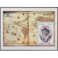 F-EX64569 ESPAÑA SPAIN MNH 2006 DISCOVERY 500TH ANNIV DEATH OF COLUMBUS COLON MAP.