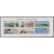 F-EX65004 ESPAÑA SPAIN MNH 2004 VALENCIA SPORT TENNIS MOTO RACE GOLF.