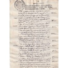 1807-PS-11 ESPAÑA SPAIN 1807 SEALLED PAPER REVENUE. SELLO 4º.