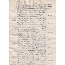 1807-PS-12 ESPAÑA SPAIN 1807 SEALLED PAPER REVENUE. SELLO 4º.