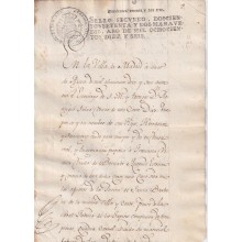 1816-PS-60 ESPAÑA SPAIN 1816 SEALLED PAPER REVENUE. SELLO 2º.