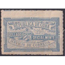1912-5 CUBA REPUBLICA 1912 MH OFFICIAL SEALLED ORIGINAL GUM.