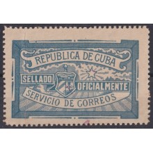 1921-23 CUBA REPUBLICA 1921 MNH OFFICIAL SEALLED ORIGINAL GUM.