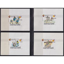 F-EX49402 MAURITANIE MNH 1981 IMPERF SET CHAMPIONSHIP CUP SOCCER FOOTBALL.