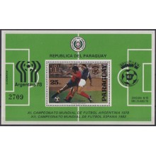F-EX65182 PARAGUAY MNH 1982 SPAIN SOCCER FUTBOL CHAMPIONSHIP.