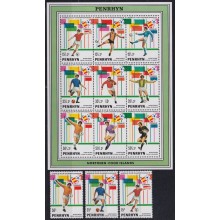 F-EX63626 PENRHYN MNH 1982 SPAIN SOCCER FUTBOL FOOTBALL CHAMPIONSHIP.