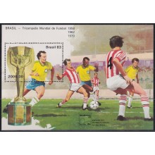 F-EX63630 BRAZIL MNH 1983 SHEET SPAIN SOCCER WORLD CUP FUTBOL