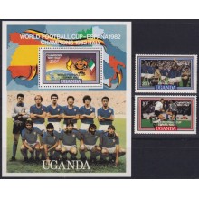 F-EX63641 UGANDA MNH 1983 WORLD CHAMPIONSHIP WINNER SOCCER FOOTBALL.