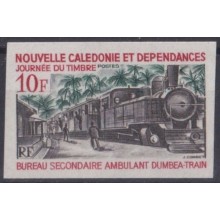 F-EX63977 NEW CALEDONIE MNH 1971 IMPERF RAILROAD TRAIN RAILWAYS LOCOMOTIVE FERROCARRIL.
