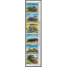F-EX63463 PARAGUAY MNH 1982 RAILROAD TRAIN RAILWAYS LOCOMOTIVE FERROCARRIL.