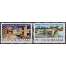 F-EX63995 RUMANIA MNH 1982 SUBWAY RAILROAD TRAIN RAILWAYS LOCOMOTIVE FERROCARRIL.