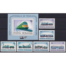 F-EX63998 RUMANIA MNH 1979 RAILROAD TRAIN RAILWAYS LOCOMOTIVE FERROCARRIL.