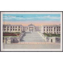 POS-1887 CUBA POSTCARD CIRCA 1950 UNIVERSITY OF HAVANA UNUSED.