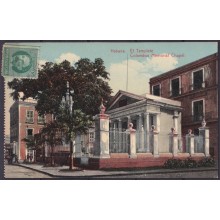 POS-1946 CUBA POSTCARD CIRCA 1920 HAVANA EL TEMPLETE UNUSED + STAMPS.