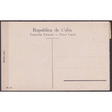 POS-1946 CUBA POSTCARD CIRCA 1920 HAVANA EL TEMPLETE UNUSED + STAMPS.