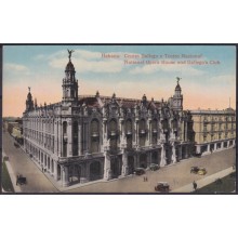 POS-1951 CUBA POSTCARD CIRCA 1920 HAVANA CENTRO GALLEGO UNUSED.