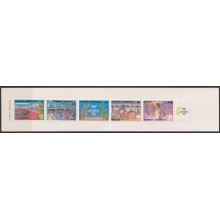 F-EX65130 GREECE MNH 1988 OLYMPIC GAMES BOOKLED RUNNING ARCHAELOGY.