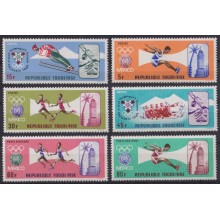 F-EX65134 TOGO MNH 1978 WINTER OLYMPIC GAMES GRENOBLE SKI HOCKEY.