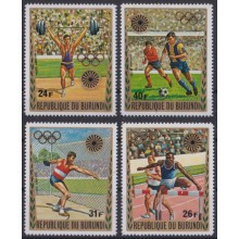F-EX65147 BURUNDI MNH 1972 MUNICH OLYMPIC GAMES ATHLETISM ATLETISMO.