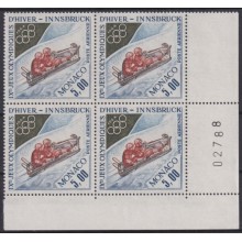F-EX65240 MONACO MNH 1964 INNSBRUCK WINTER OLYMPIC GAMES SKITING.