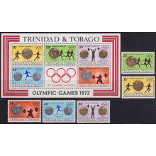 F-EX65157 TRINIDAD & TOBAGO MNH 1972 MUNICH OLYMPIC GAMES ATHLETISM RUNNER.