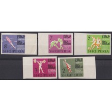 F-EX65105 ALBANIA MNH 1963 IMPERF VOLLEYBALL CHAMPIONSHIPS.